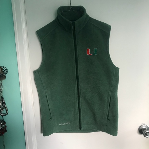 Columbia Other - University of Miami Columbia Fleece Vest
